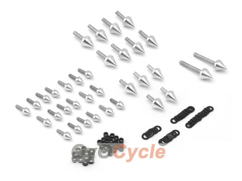 Fairing Screw Bolts for 99-07 Suzuki GSXR1300 Hayabusa - Silver #OYO87903363