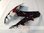 Injection Fairing kit for 11-26 GSX R600 - Red, Black - Flame #OYO87901684