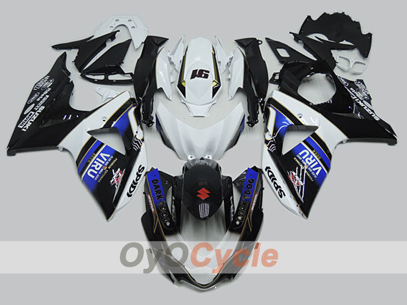 Injection Fairing kit for 09-16 GSX R1000 - Blue, White, Black - VIRU #OYO87904706 Main image