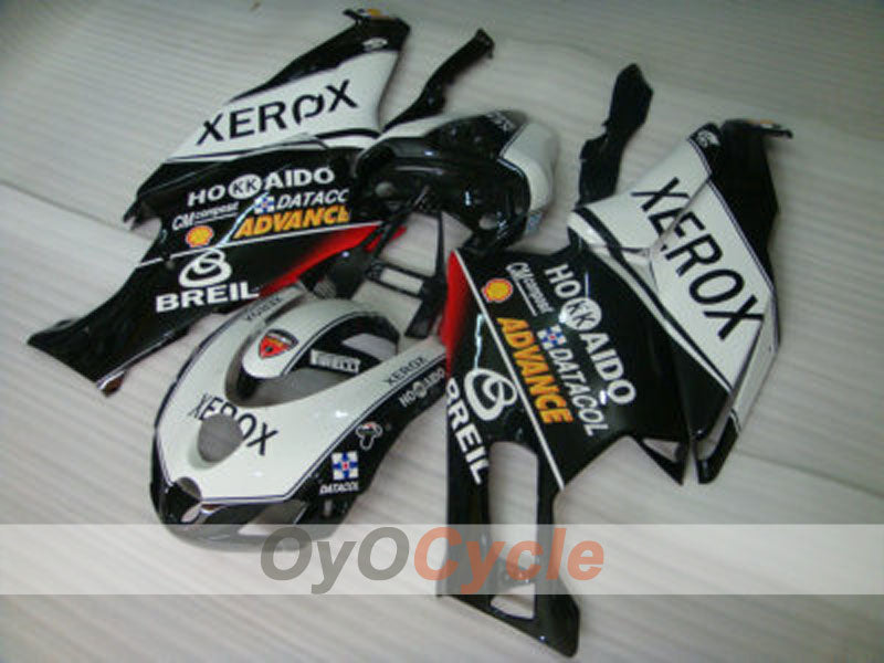 Injection Fairing kit for 05-06 Ducati 999 - White, Black - Xerox #OYO87902381