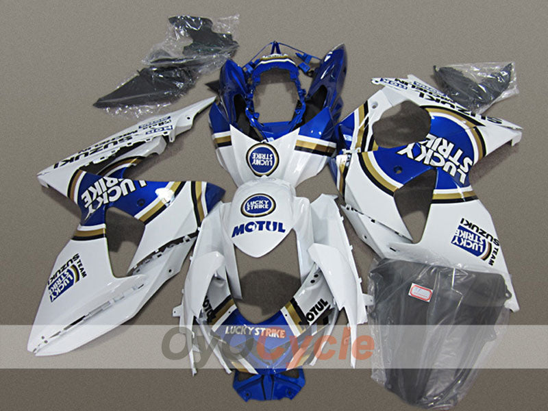 Injection Fairing kit for 09-16 GSX R1000 - Blue, White - MOTUL #OYO87904709