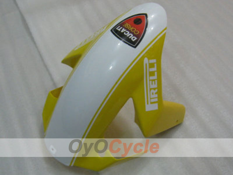 Injection Fairing kit for 05-06 Ducati 749 - Yellow, White - Xerox #OYO87902164
