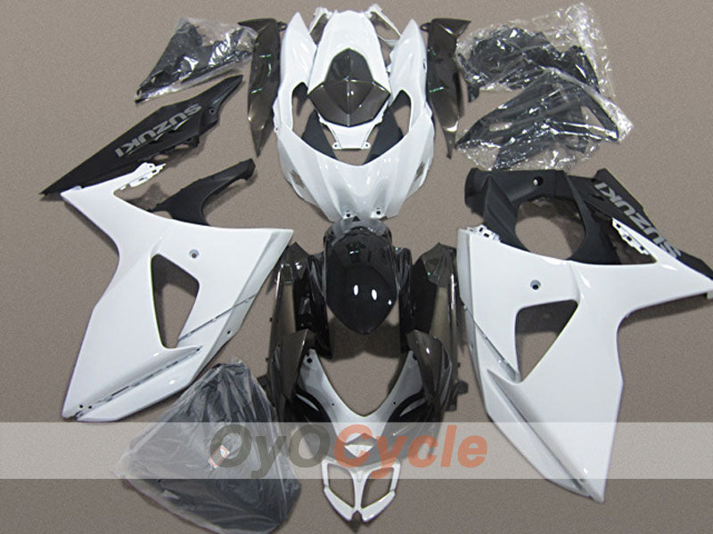 Injection Fairing kit for 09-16 GSX R1000 - White, Black - Factory Style #OYO87904711