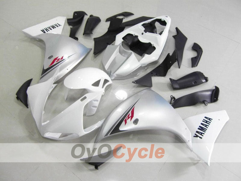 Injection Fairing kit for 09-11 YZF-R1 - White, Black - Factory Style #OYO87900891 Main image