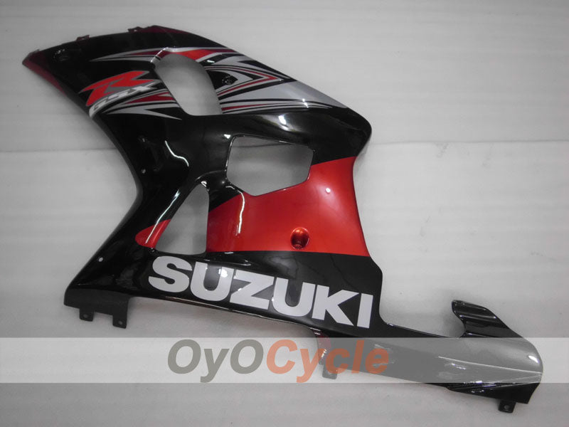Injection Fairing kit for 01-03 GSX R600 - Red, Black - Factory Style #OYO87901069