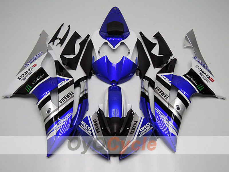 Injection Fairing kit for 08-16 YZF-R6 - Blue, Grey - Others #OYO87904731
