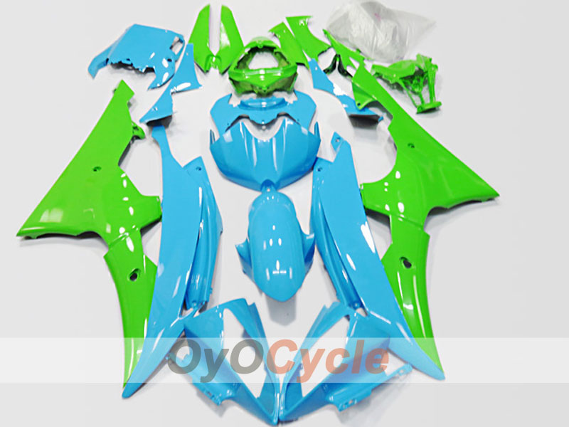 Injection Fairing kit for 08-16 YZF-R6 - Green, Blue, Grey - Others #OYO87904750