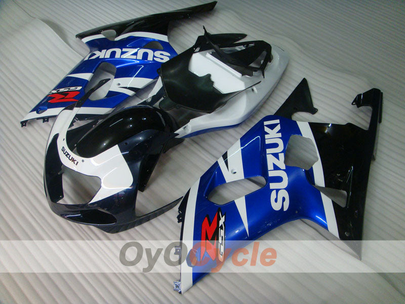 Injection Fairing kit for 00-03 GSX R750 - Blue, Black - Factory Style #OYO87905175 Main image