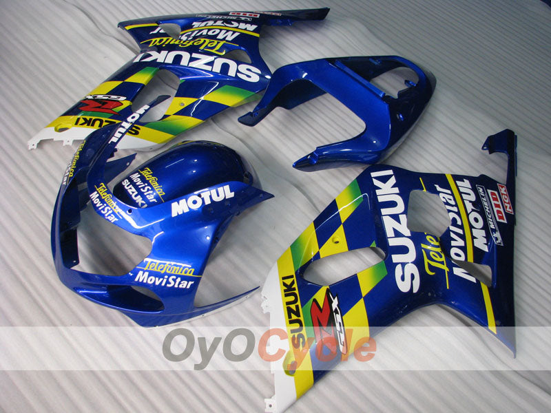Injection Fairing kit for 00-03 GSX R750 - Blue - MOTUL #OYO87905138