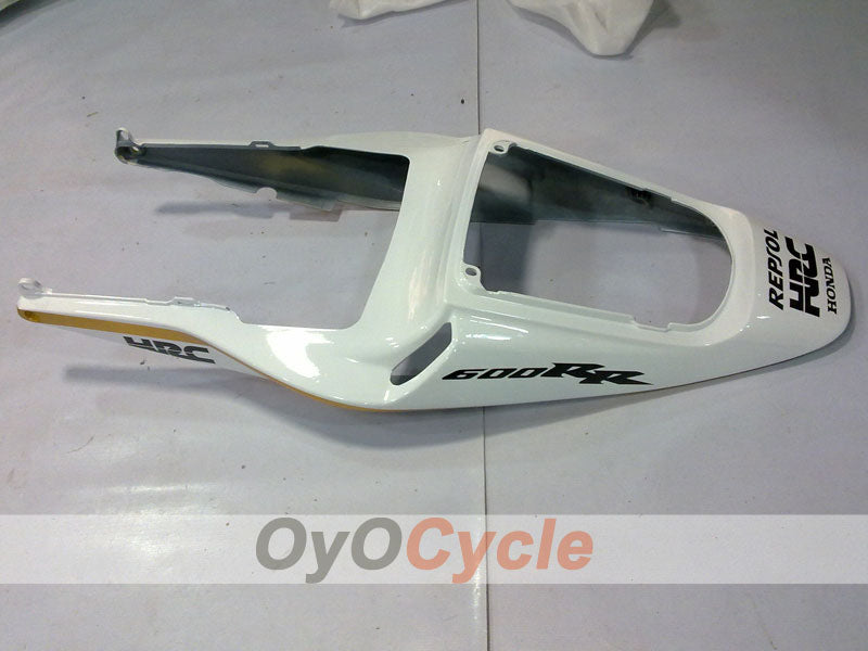 Injection Fairing kit for 03-04 CBR600RR - White, Gold - Repsol #OYO87902563