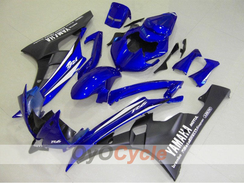 Injection Fairing kit for 06-07 YZF-R6 - Blue, Black, Matte - MOTUL #OYO87900937