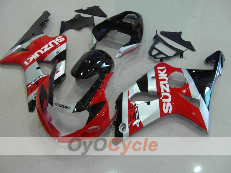 Injection Fairing kit for 00-02 GSX R1000 - Red, Black - Factory Style #OYO87901748