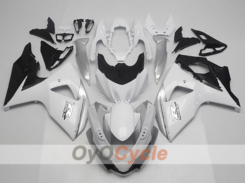 Injection Fairing kit for 09-16 GSX R1000 - White, Black - Factory Style #OYO87904698