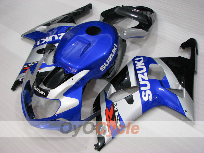 Injection Fairing kit for 00-03 GSX R750 - Blue, Black - Factory Style #OYO87905132
