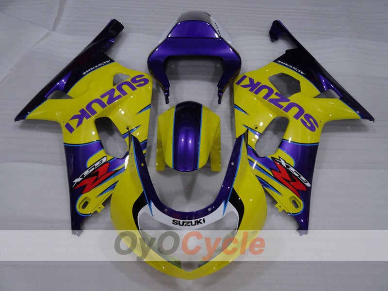 Injection Fairing kit for 01-03 GSX R600 - Yellow, Purple - Factory Style #OYO87905080 Secondary image
