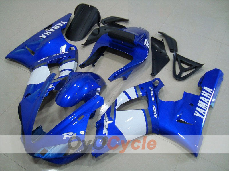 Injection Fairing kit for 00-01 YZF-R1 - Blue, White - Factory Style #OYO87900774