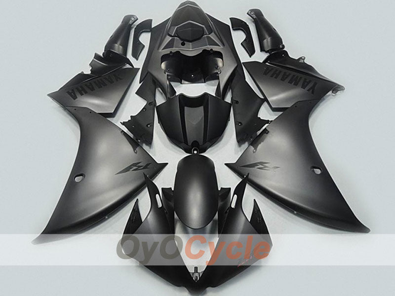 Injection Fairing kit for 12-14 YZF-R1 - Black, Grey, Matte - Factory Style #OYO87904725 Main image