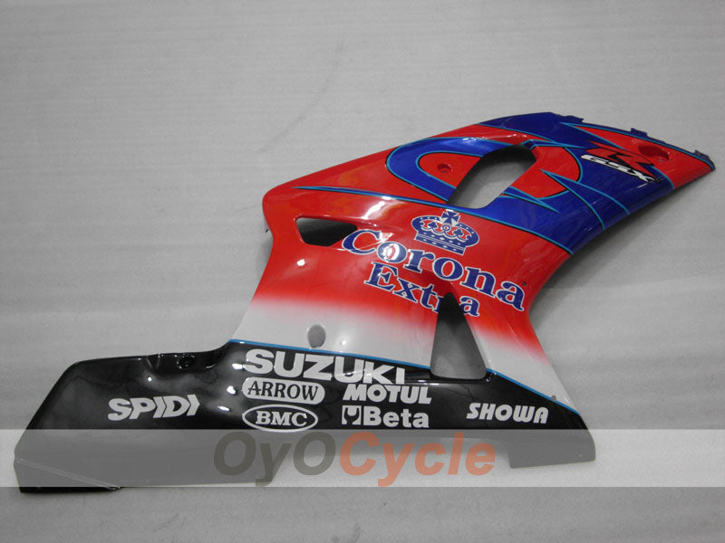 Injection Fairing kit for 01-03 GSX R600 - Red, Blue - Corona #OYO87901030