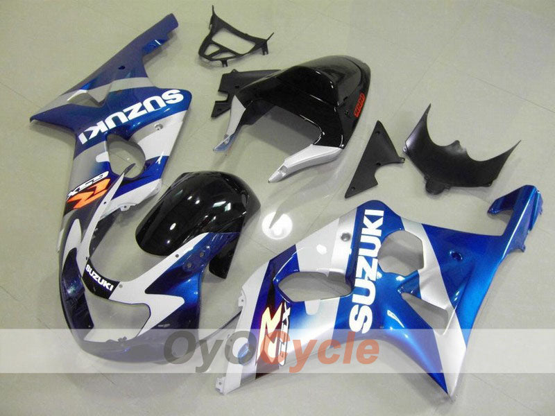 Injection Fairing kit for 00-02 GSX R1000 - Blue, Black - Factory Style #OYO87901750