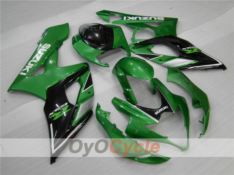 Injection Fairing kit for 05-06 GSX R1000 - Green, Black - Factory Style #OYO87901983