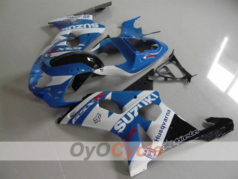 Injection Fairing kit for 00-02 GSX R1000 - Blue, White - Factory Style #OYO87901751 Main image