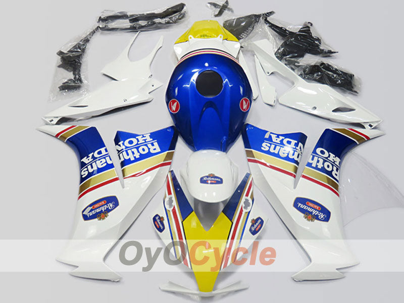 Injection Fairing kit for 12-16 CBR1000RR - Yellow, Blue, White - Rothmans #OYO87904693 Main image