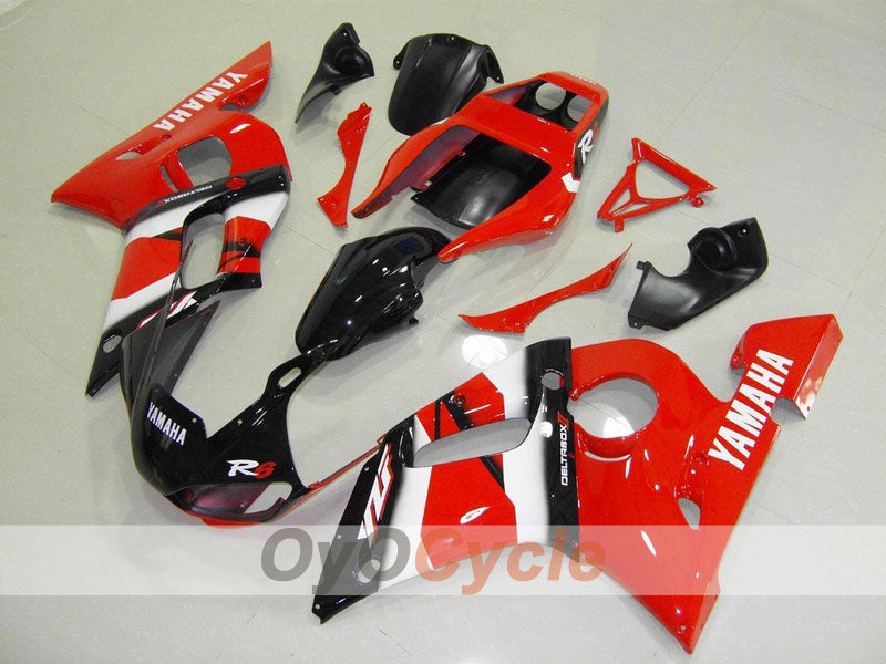 Injection Fairing kit for 98-02 YZF-R6 - Red, Black - Factory Style #OYO87901005 Main image