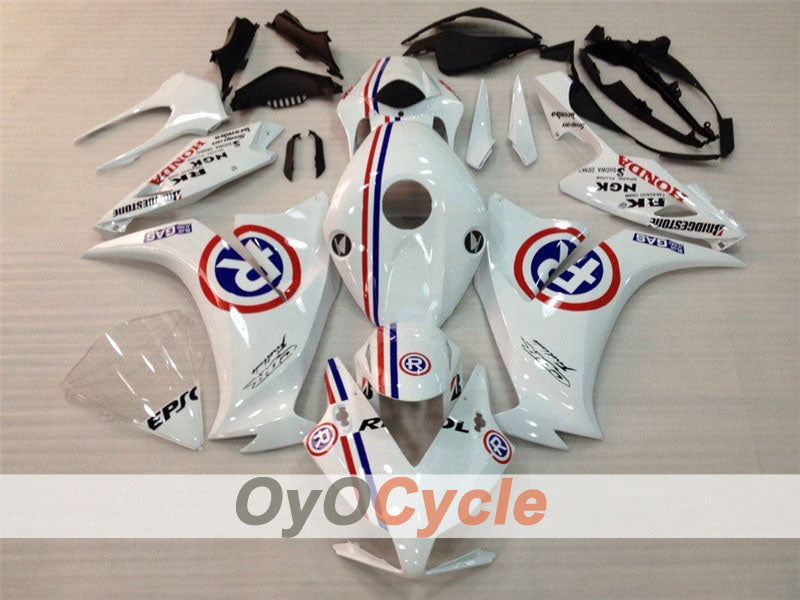 Injection Fairing kit for 12-16 CBR1000RR - Red, White - RK #OYO87900733