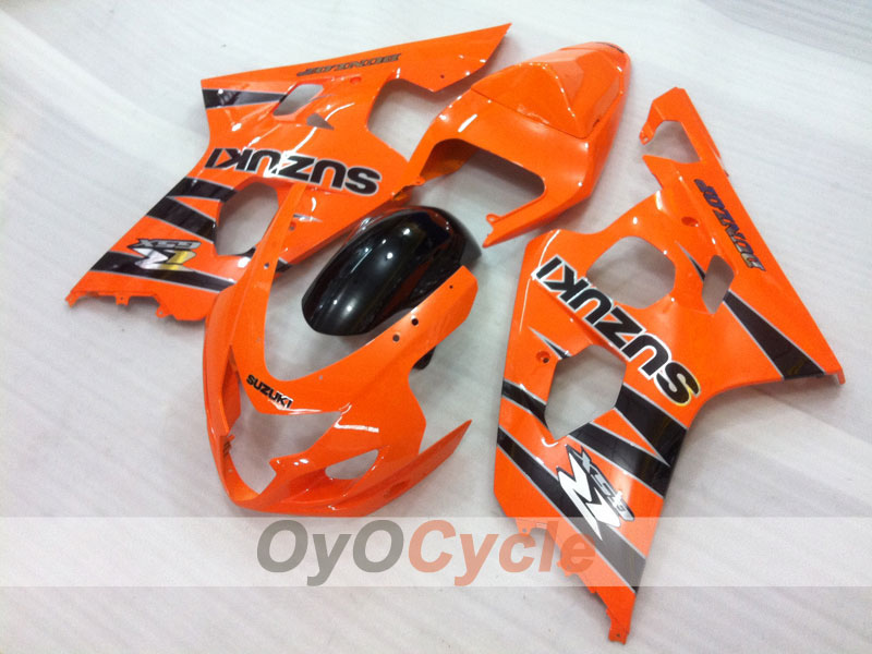 Injection Fairing kit for 04-05 GSXR600 - Orange, Black - Factory Style #OYO87901207