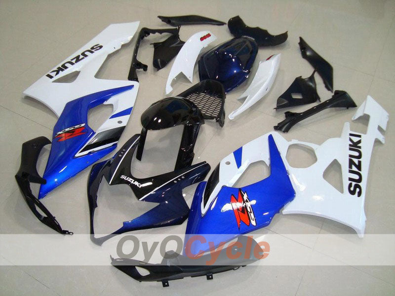 Injection Fairing kit for 05-06 GSX R1000 - White, Black - Factory Style #OYO87902003 Main image