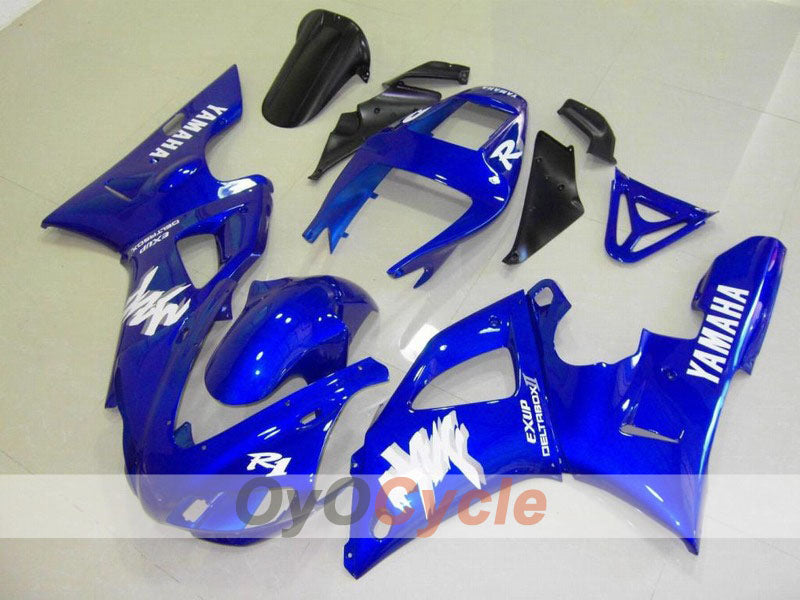 Injection Fairing kit for 98-99 YZF-R1 - Blue, White - Factory Style #OYO87900750 Main image