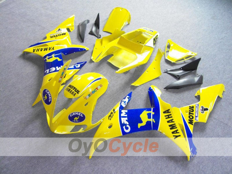 Injection Fairing kit for 05 YZF-R6 - Yellow, Blue - Camel, MOTUL #OYO87902648