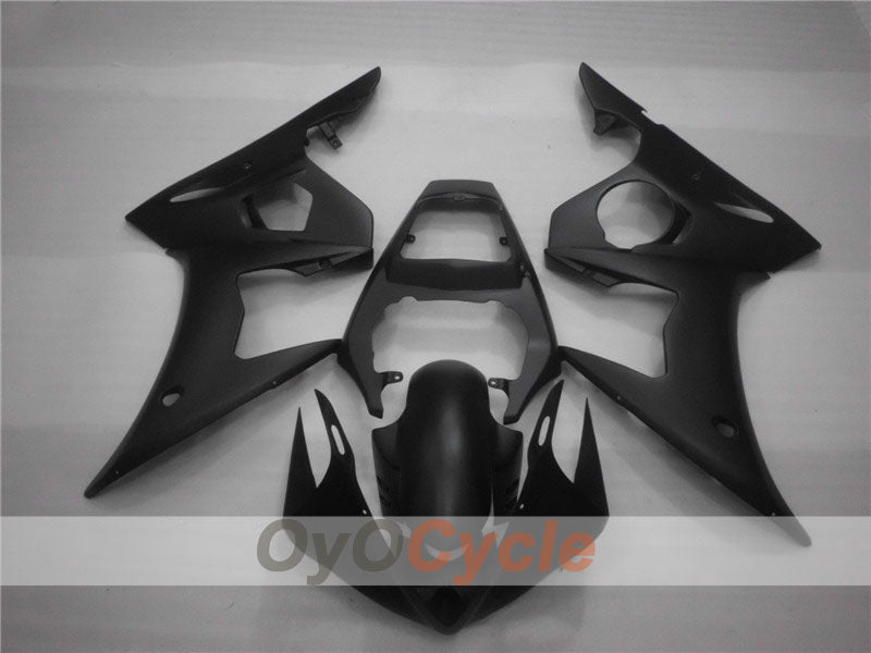 Injection Fairing kit for 03-04 YZF-R6 - Black, Matte - Factory Style #OYO87900915 Main image