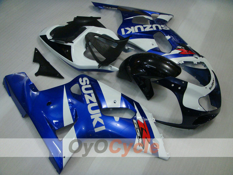 Injection Fairing kit for 00-02 GSX R1000 - Blue, White, Black - Factory Style #OYO87905190 Main image