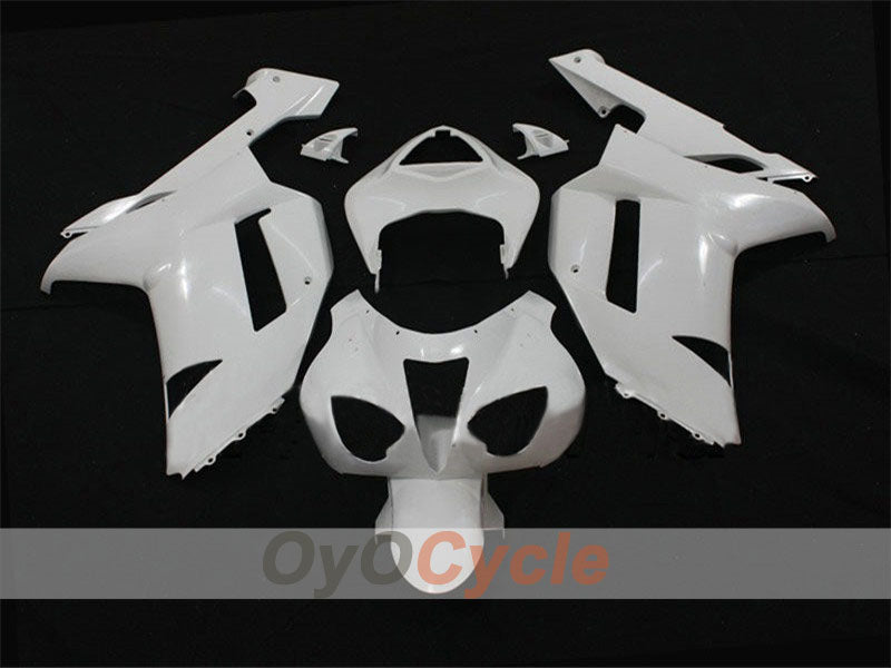Unpainted Injection Fairing kit for 07-08 NINJA ZX-6R - White - Factory Style #OYO87902472 Main image