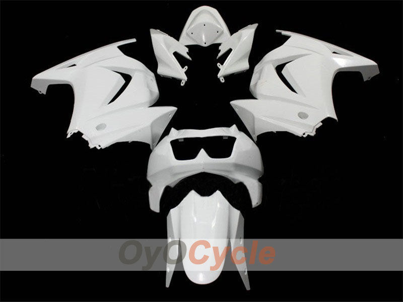 Unpainted Injection Fairing kit for 08-12 NINJA EX250  - White - Factory Style #OYO87902474 Main image