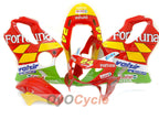 Injection Fairing kit for 99-00 CBR600F4 - Red, Yellow - Castrol #OYO87900112