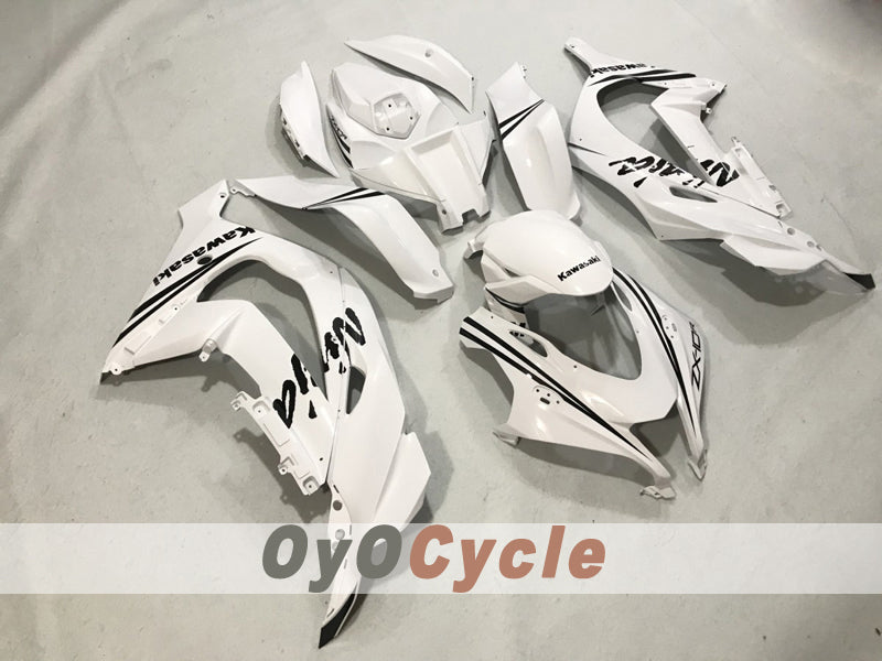 Injection Fairing kit for 16-20 NINJA ZX-10R - White - Factory Style #OYO87914606