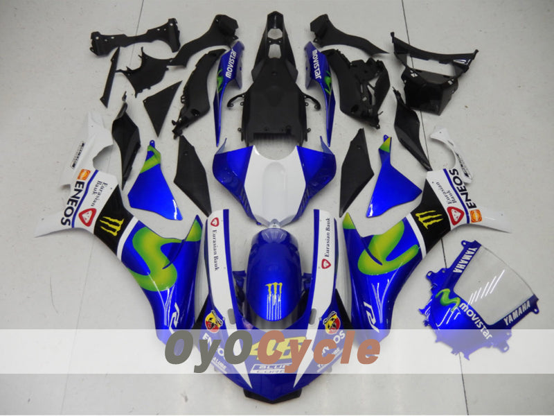 Injection Fairing kit for 15-19 YZF-R1 - Blue, White - Movistar #OYO87914645 Main image