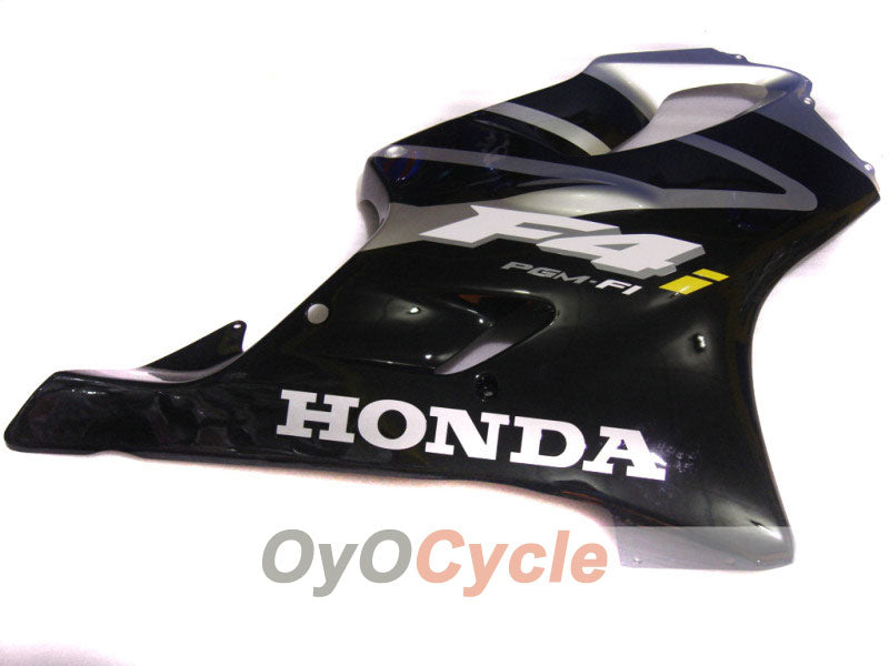 Injection Fairing kit for 04-07 CBR600F4i - Black, Silver - Factory Style #OYO87900205
