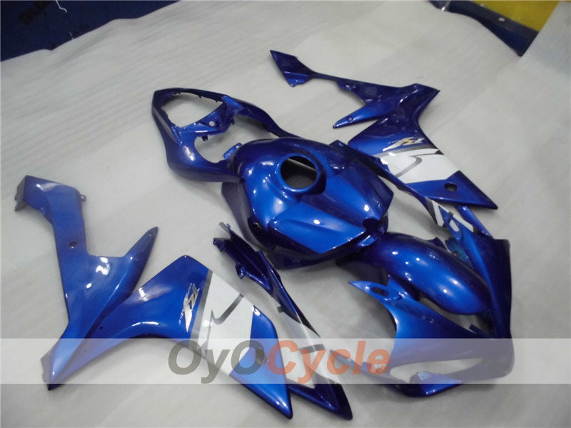Injection Fairing kit for 07-08 YZF-R1 - Blue, White - Factory Style #OYO87900865