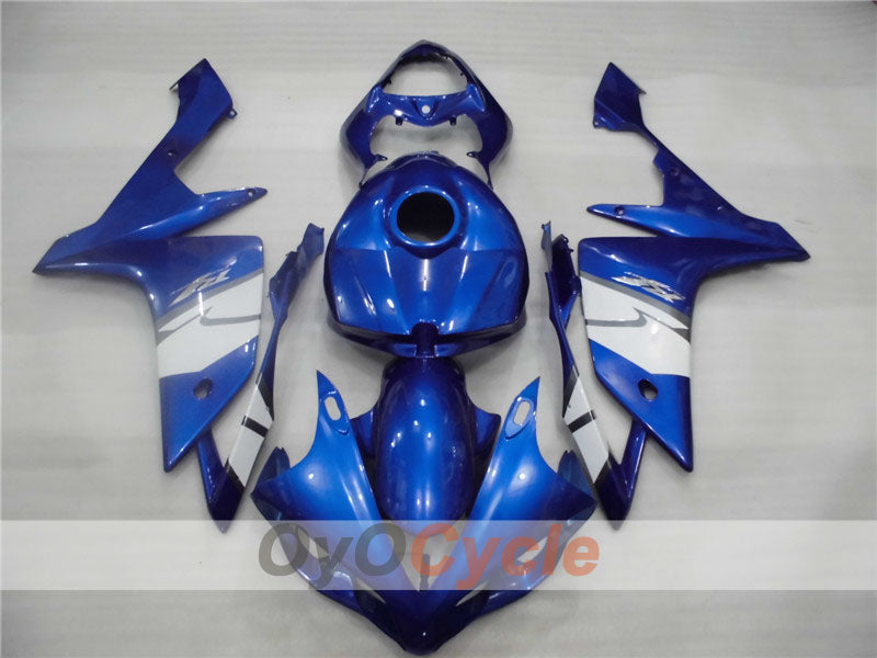 Injection Fairing kit for 07-08 YZF-R1 - Blue, White - Factory Style #OYO87900865