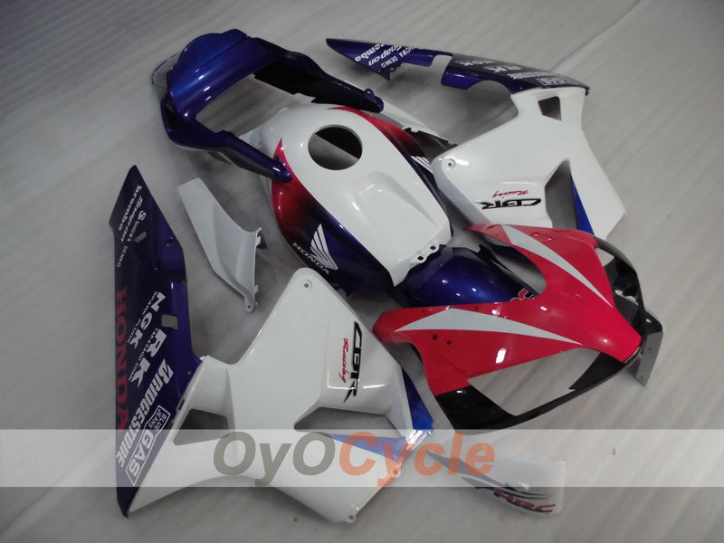 Injection Fairing kit for 03-04 CBR600RR - Blue, White - Factory Style #OYO87902560