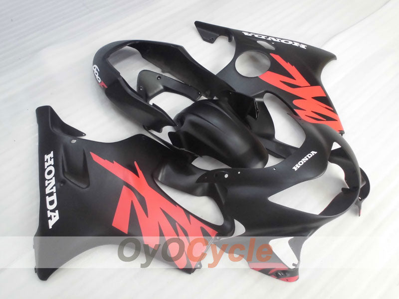 Injection Fairing kit for 99-00 CBR600F4 - Red, Black, Matte - Factory Style #OYO87900117 Main image