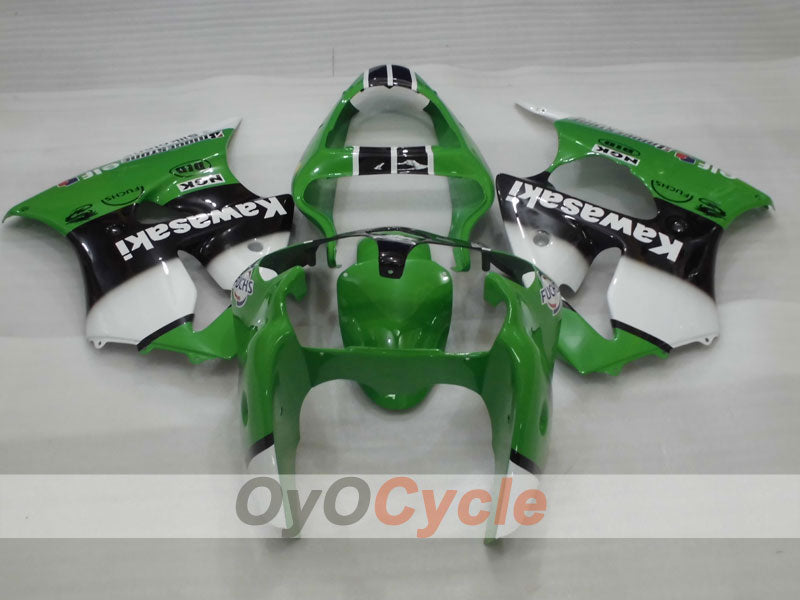 Injection Fairing kit for 00-02 NINJA ZX-6R - Green, Black - Nakano #OYO87901730 Secondary image
