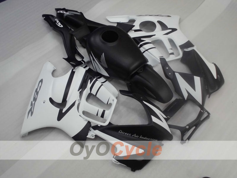 Injection Fairing kit for 95-96 CBR600F3 - White, Black, Matte - Factory Style #OYO87900014