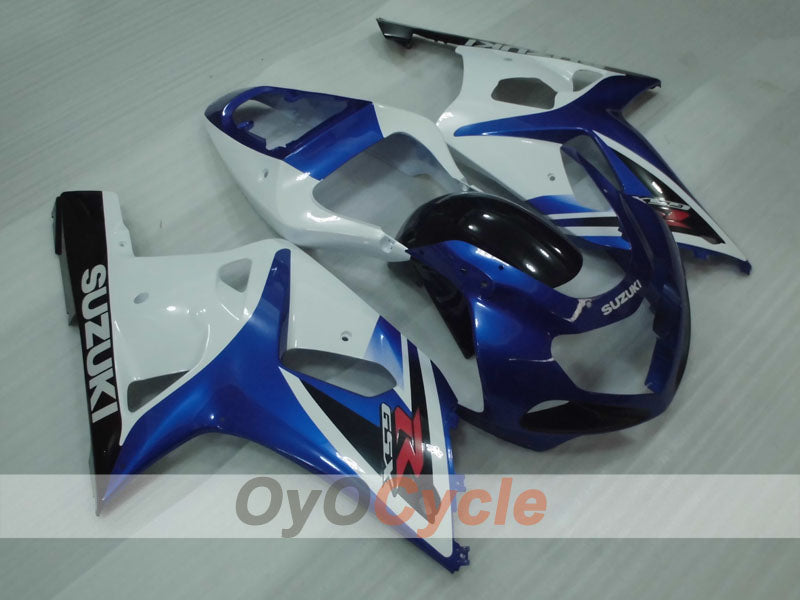Injection Fairing kit for 00-03 GSX R750 - Blue, White, Black - Factory Style #OYO87905153 Main image