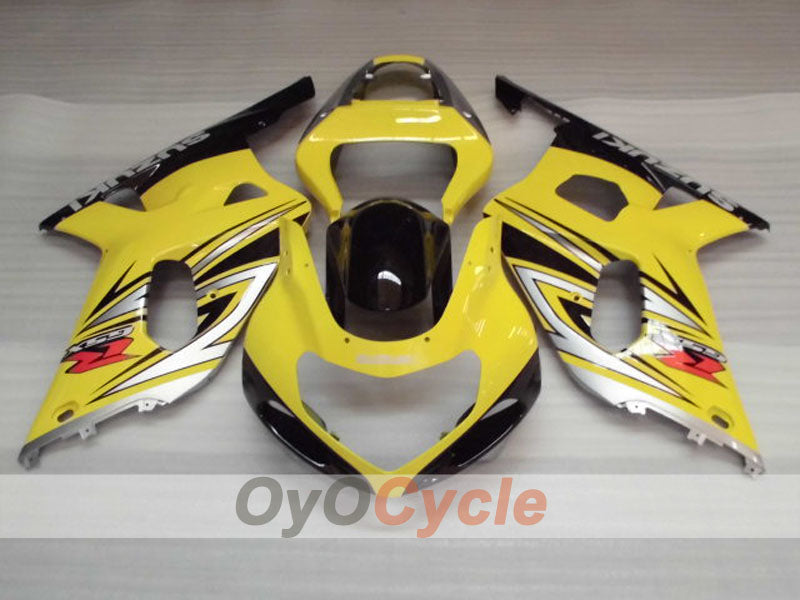 Injection Fairing kit for 00-03 GSX R750 - Yellow, Black - Factory Style #OYO87905149