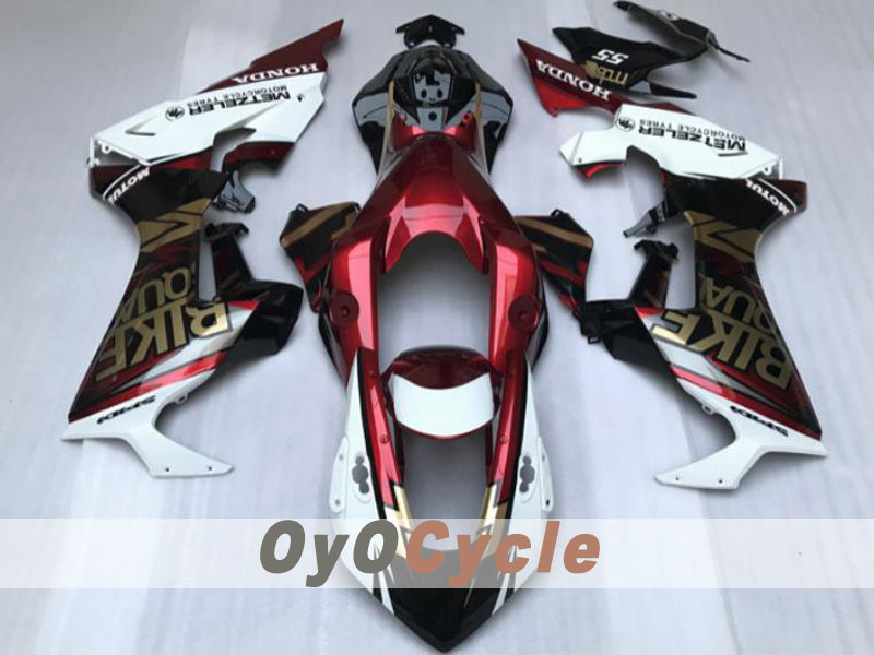 Injection Fairing kit for 17-19 CBR1000RR - Red Wine Color, White - Others #OYO87914586 Main image