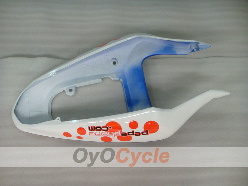 Injection Fairing kit for 00-02 GSX R1000 - Blue, White - Dark Dog, MOTUL #OYO87905215